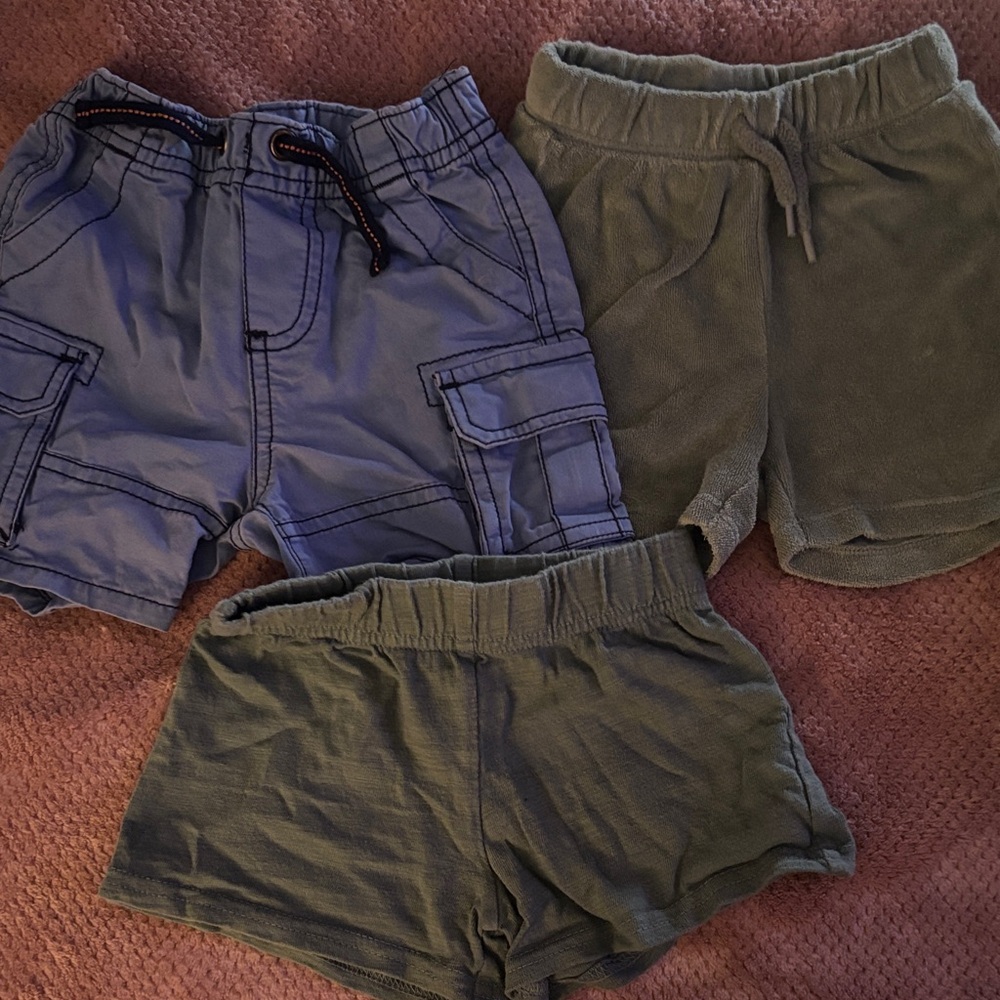 9MONTHS, Kids' Assorted Shorts Set - Blue and Green
